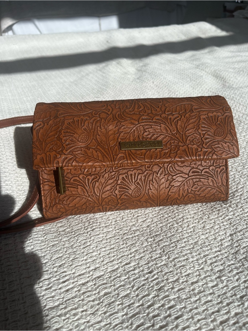 Frye Brown crossbody bag NWT - Picture 3 of 11
